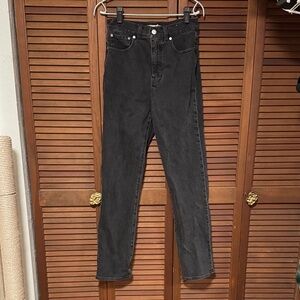 Madewell 90s Straight Jeans Belmere Wash (washed black) 27